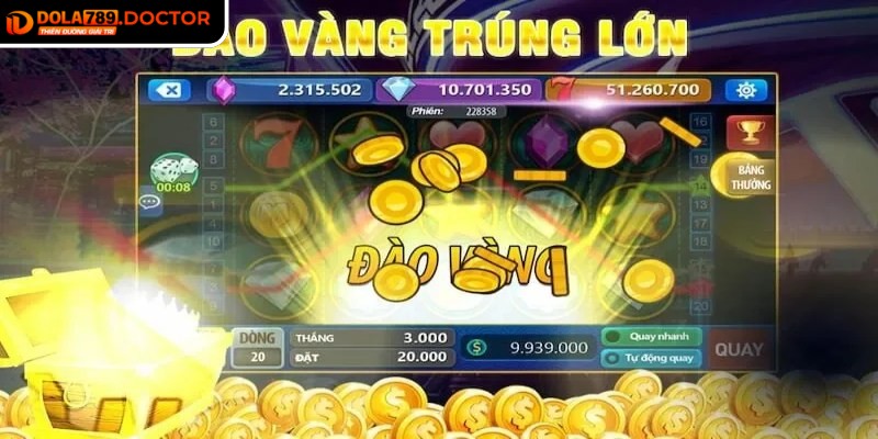Ăn khế trả vàng DOLA789: Vận may bùng nổ, thưởng cực khủng 1 Bức tranh tổng thể game Ăn khế trả vàng DOLA789